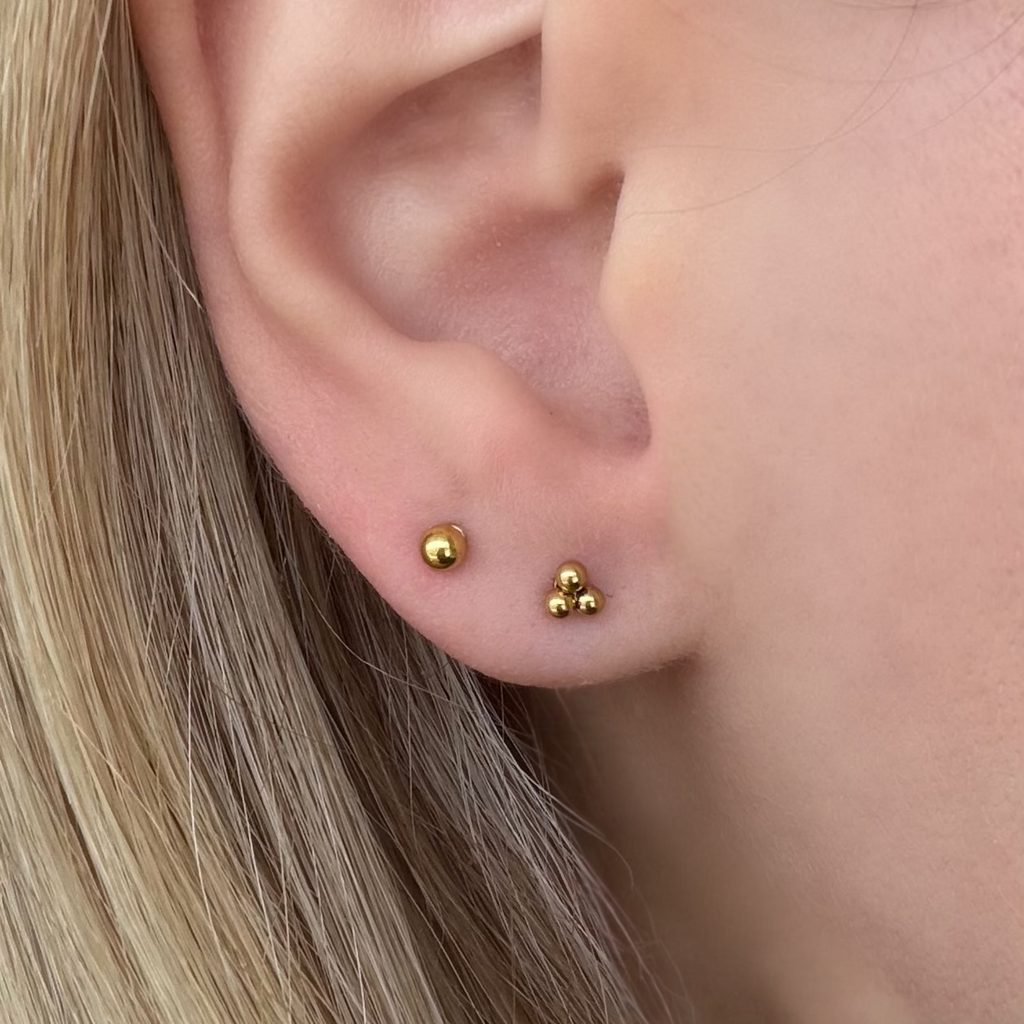Tiny Crush Flat Back Earrings Set - Vantage Jewelry