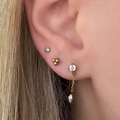 Starry Babe Flat Back Earrings Set - Vantage Jewelry