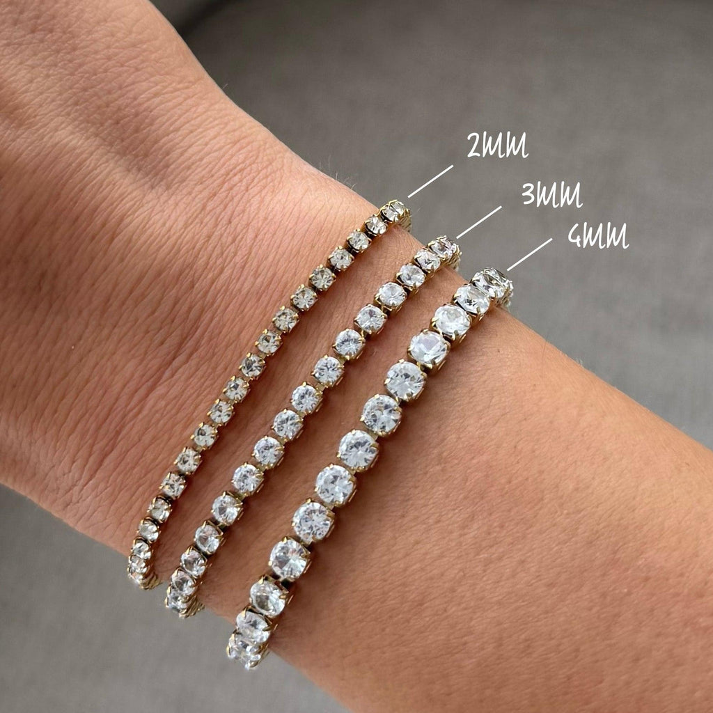 Champagne Tennis Bracelet - Vantage Jewelry