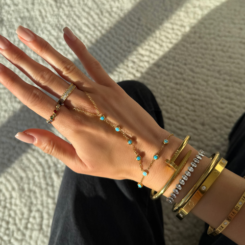 Aqua Dreams Hand Chain