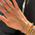Aqua Dreams Hand Chain - Vantage Jewelry