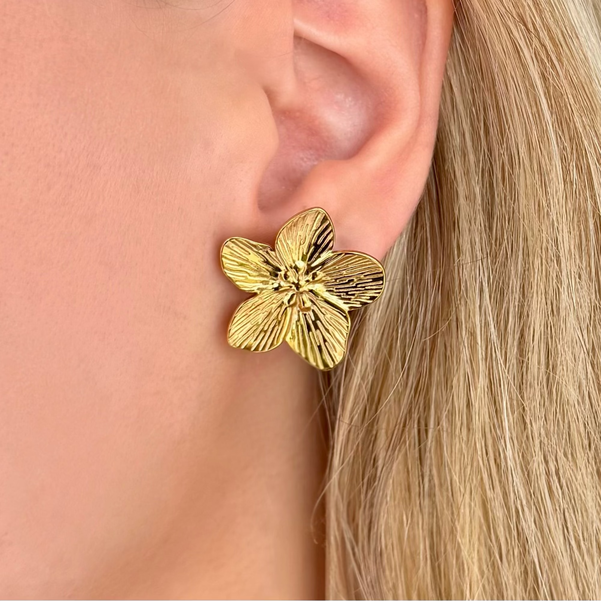 Spring Flower Studs - Vantage Jewelry