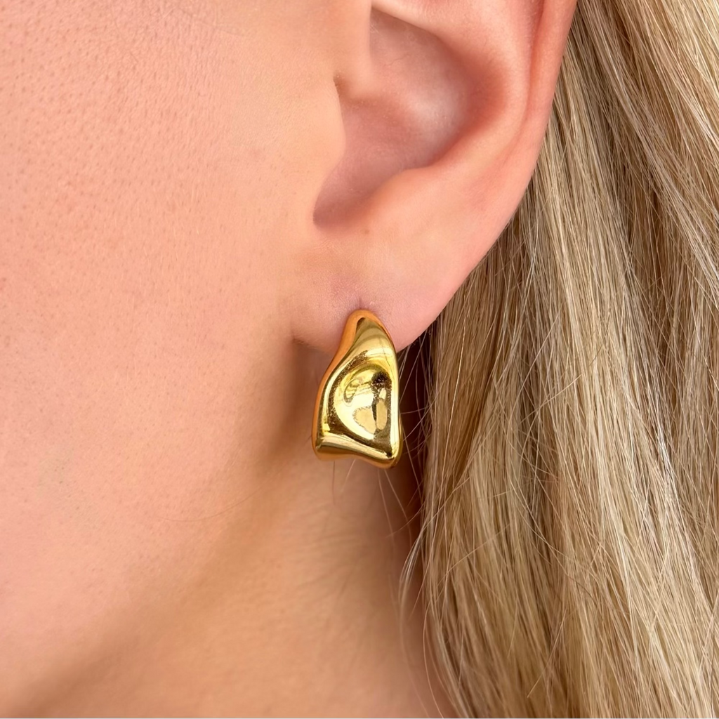 Liquid Dreams Hoop Earrings - Vantage Jewelry