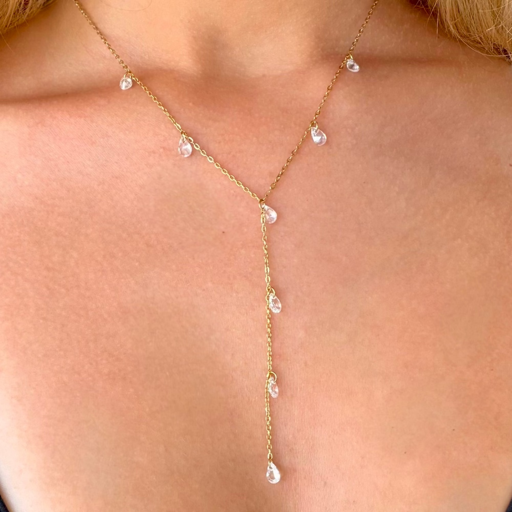 She's A Gem Lariat Necklace - Vantage Jewelry