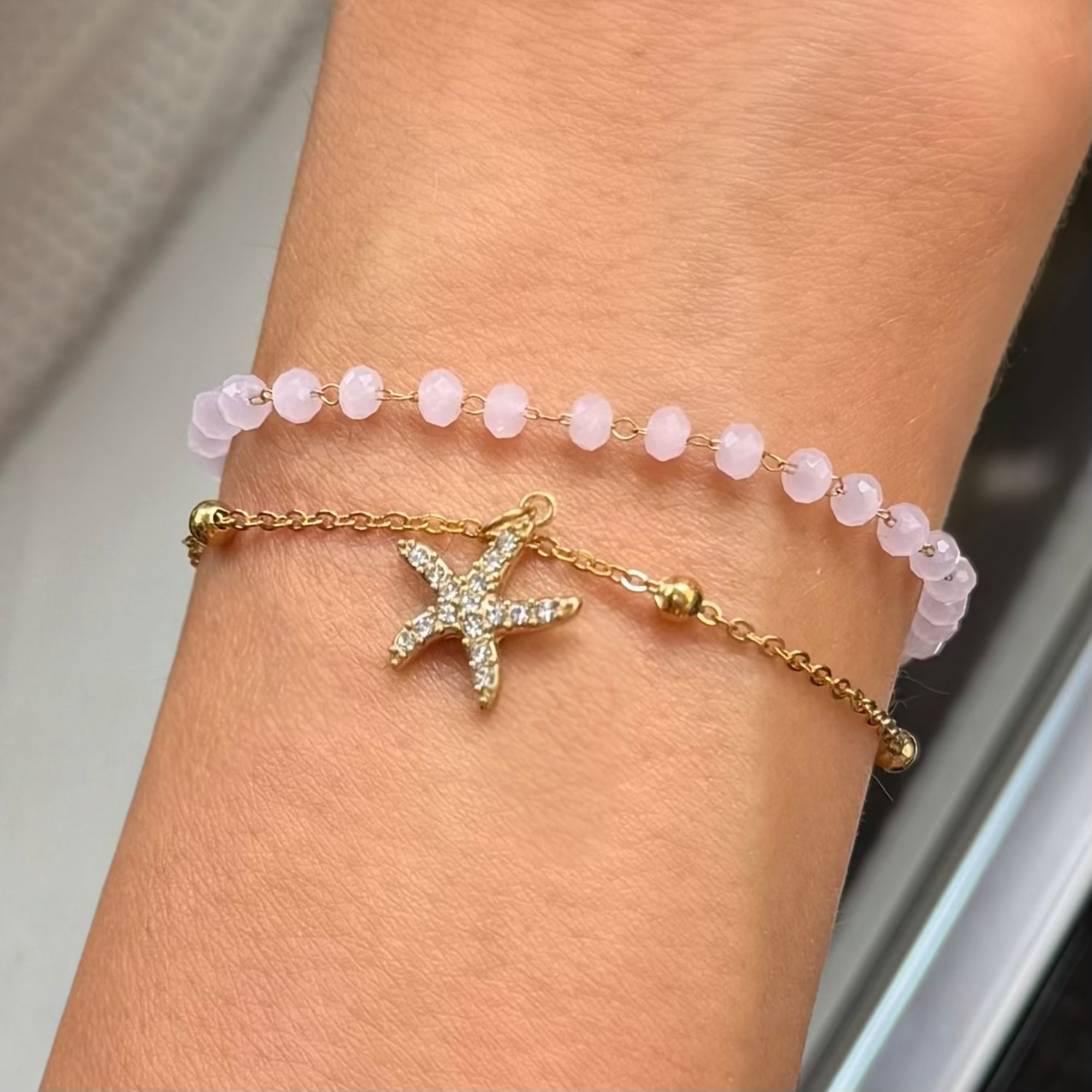 Double Layer Coastal Charm Bracelet - Vantage Jewelry