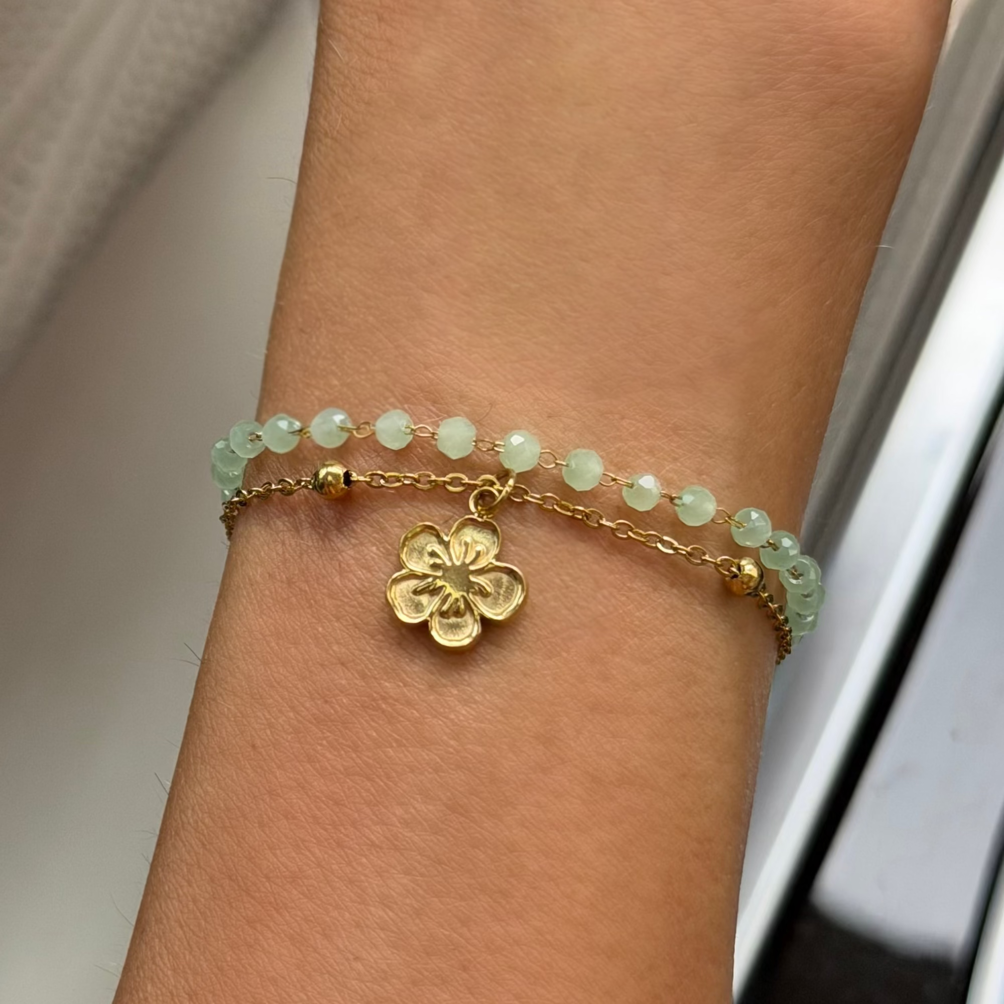 Double Layer Coastal Charm Bracelet - Vantage Jewelry