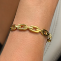 Linked Chain Bangle - Vantage Jewelry