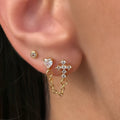 Bonded Sparkle Flat Back Earring - Vantage Jewelry