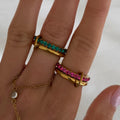 Rosie Glow Stacked Ring - Vantage Jewelry