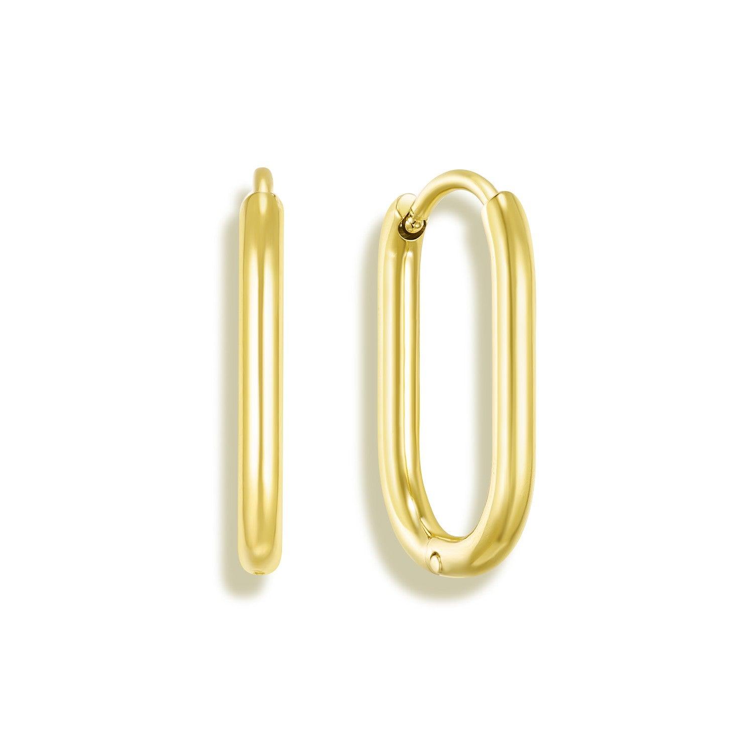Fair and Square Hoops - Vantage Jewelry