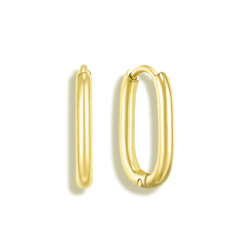 Fair and Square Hoops - Vantage Jewelry