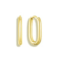 Fair and Square Hoops - Vantage Jewelry