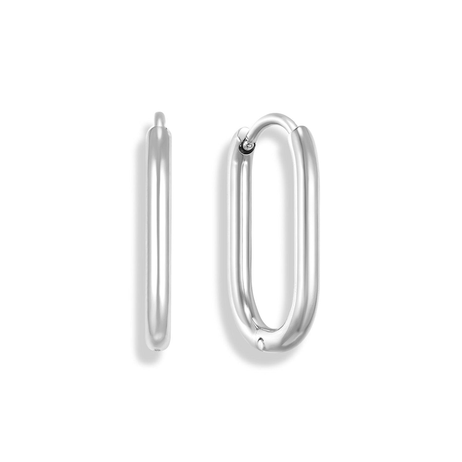 Fair and Square Hoops - Vantage Jewelry