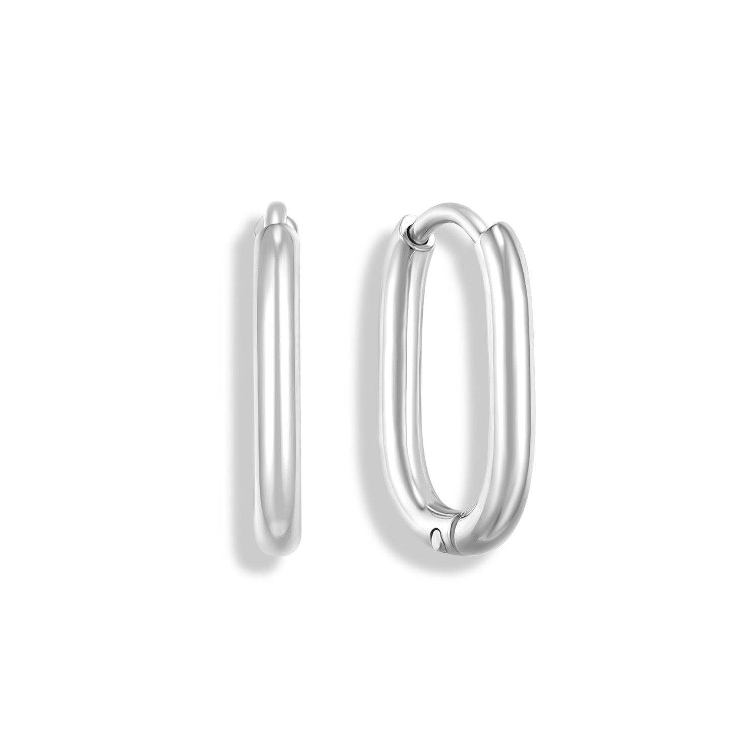 Fair and Square Hoops - Vantage Jewelry