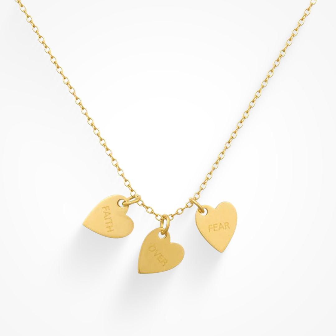 Faith Over Fear Necklace - Vantage Jewelry