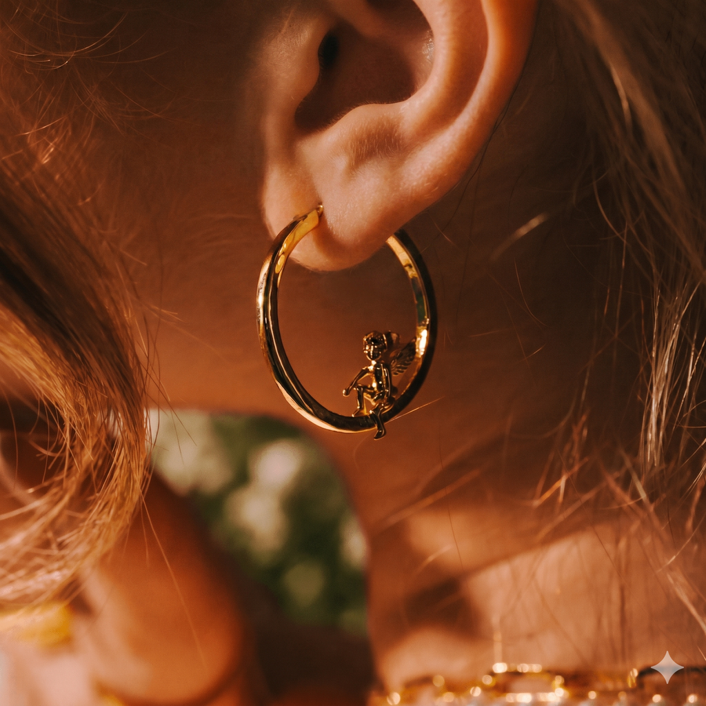 Guardian Angel Earrings - Vantage Jewelry
