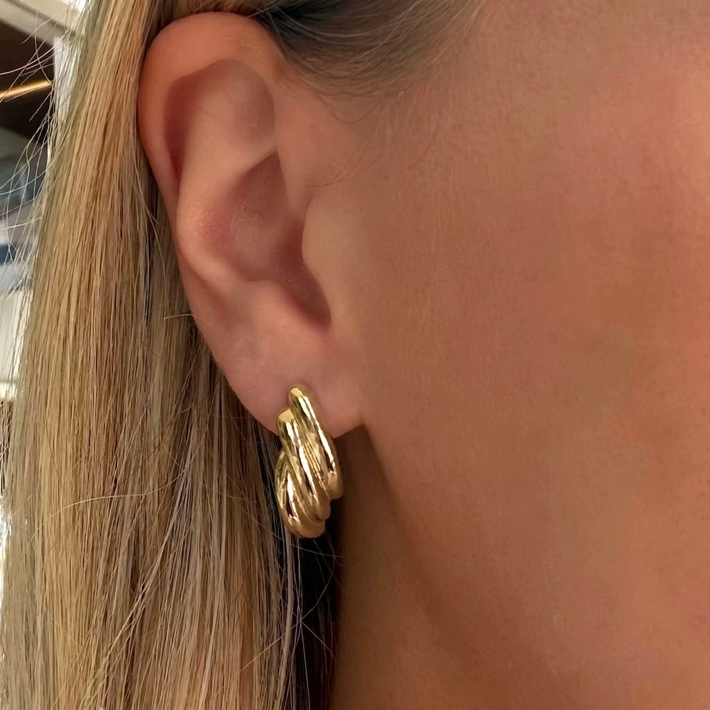 Twisted Icon Earrings - Vantage Jewelry