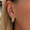 Twisted Icon Earrings - Vantage Jewelry