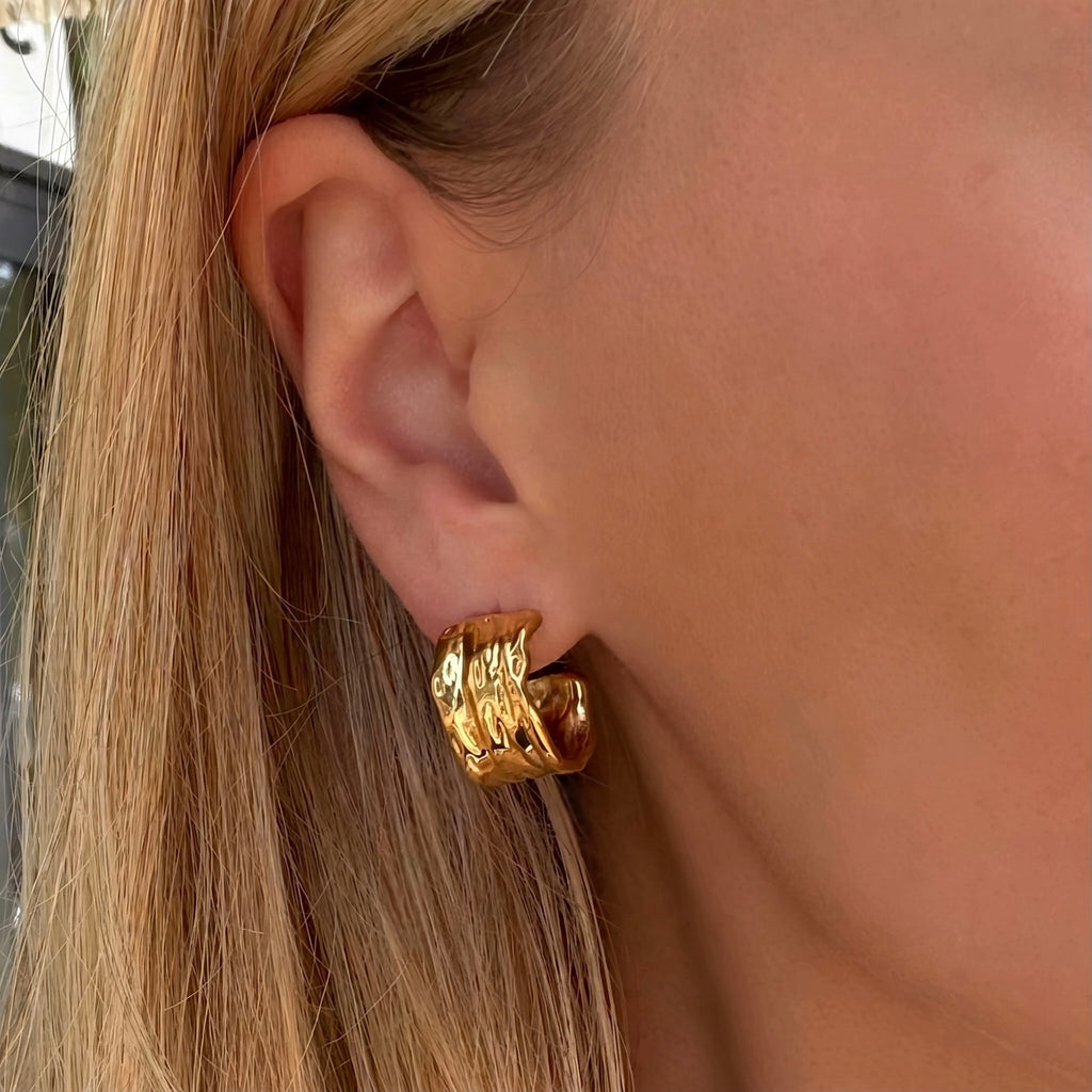 Liquid Shine Earrings - Vantage Jewelry