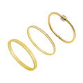 Golden Hour Bundle: 3 Piece Bangle - Vantage Jewelry