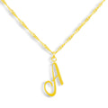 Golden Letter Necklace - Vantage Jewelry