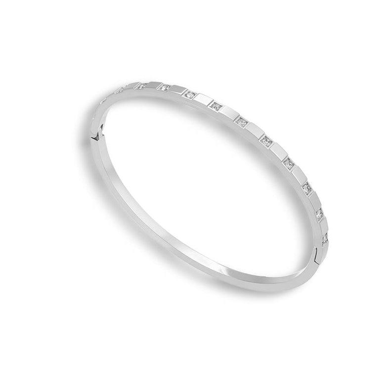 Halo Click Bangle - EVRYJEWELS