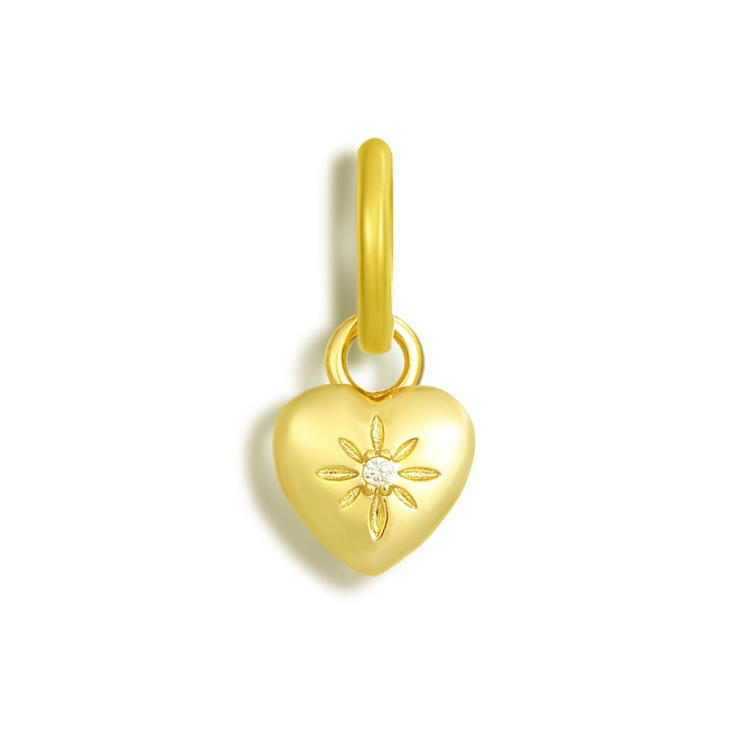 Heart Of Gold Charm - Vantage Jewelry