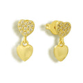 Heart of Stone Earrings - Vantage Jewelry