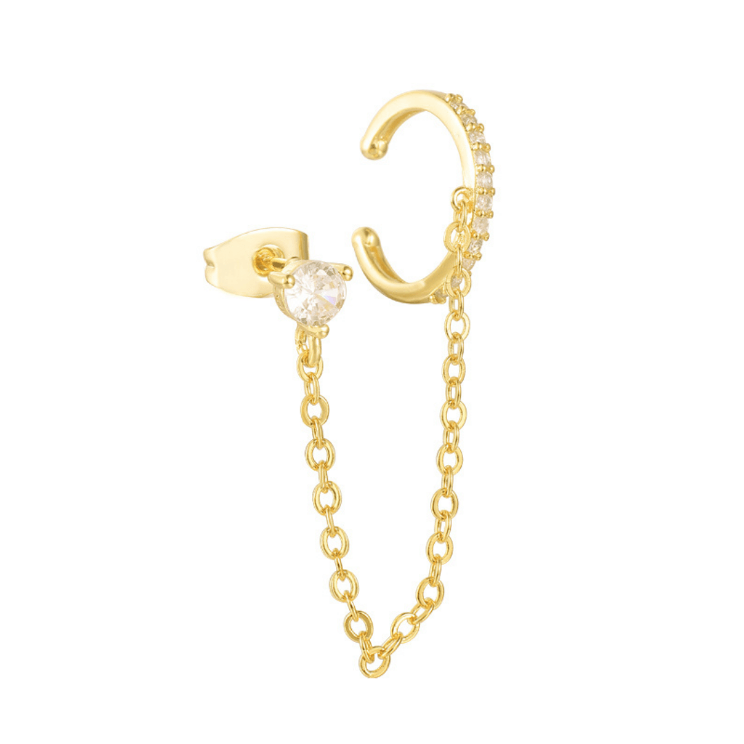 Hooked On You Earring/Earcuff - Vantage Jewelry