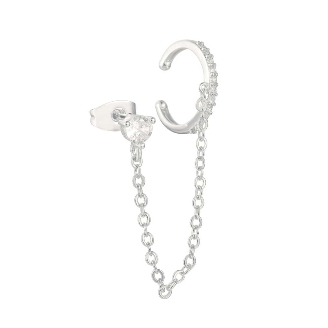 Hooked On You Earring/Earcuff - Vantage Jewelry
