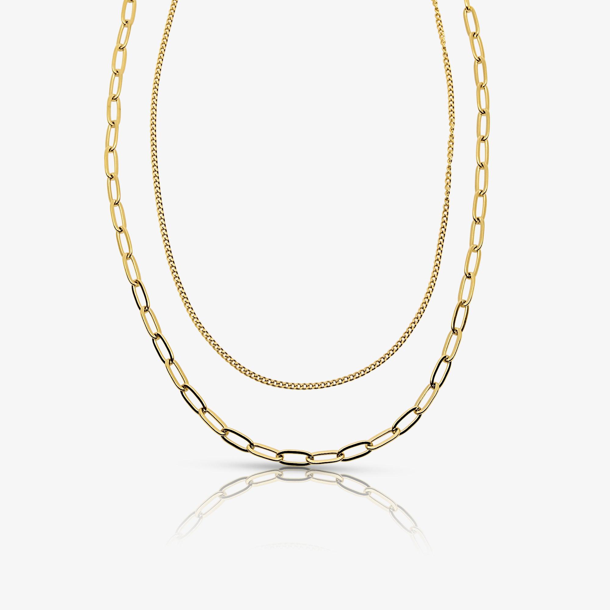Perfect Pair Double Layered Necklace - Vantage Jewelry