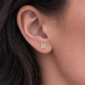 Hana Flat Back Earrings - Vantage Jewelry