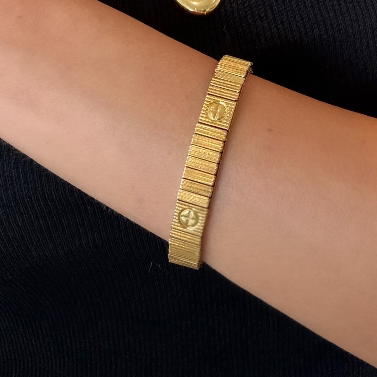Linked Babe Icon Bangle - Vantage Jewelry