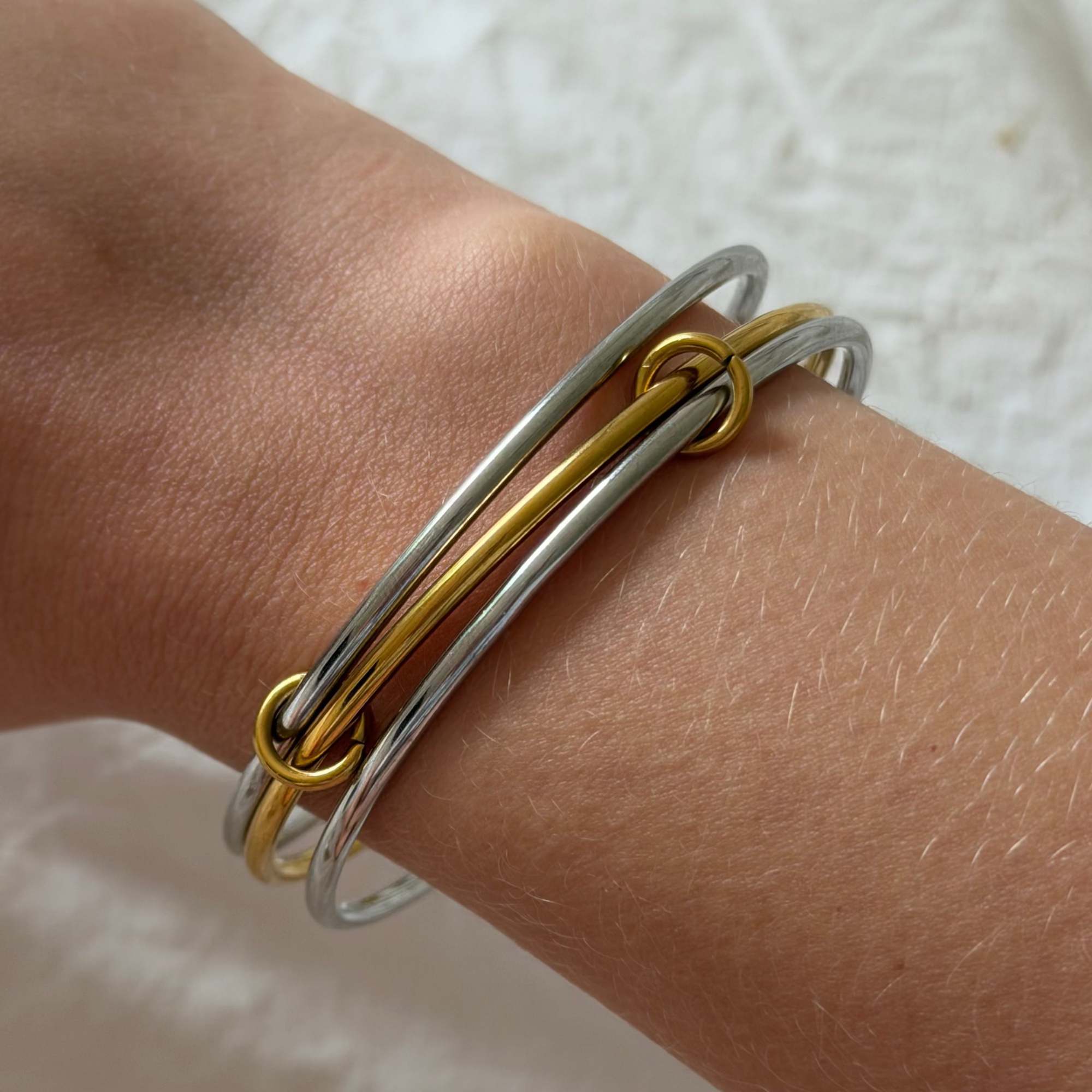 Link Me Later Bangle - Vantage Jewelry