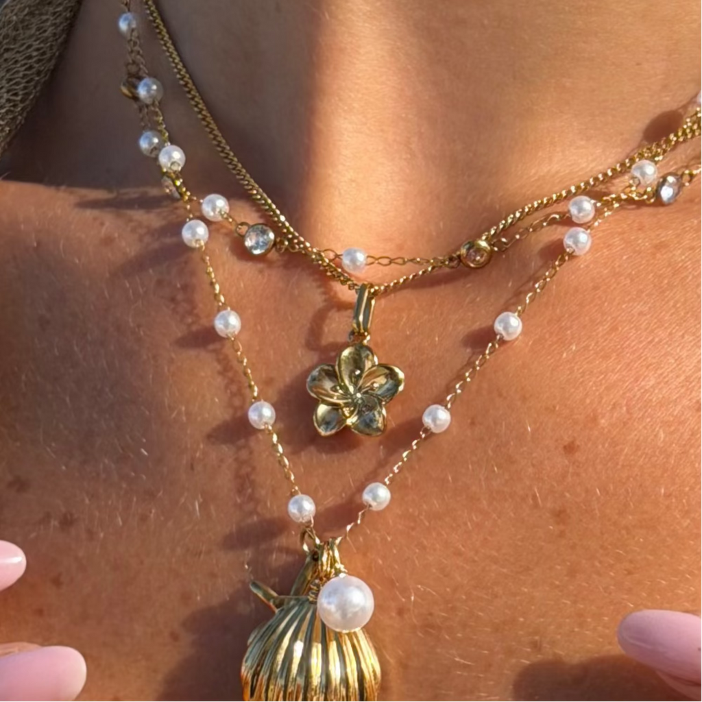 Hibiscus Necklace - Vantage Jewelry