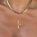 Rainbow Blessings Cross Necklace - Vantage Jewelry