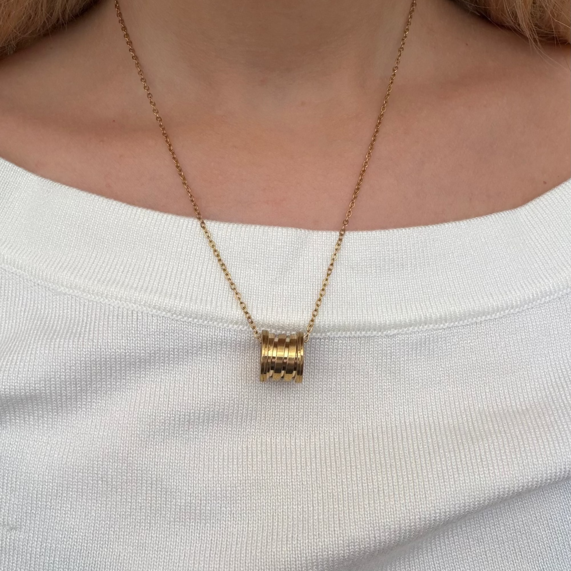 Stacked Babe Necklace - Vantage Jewelry