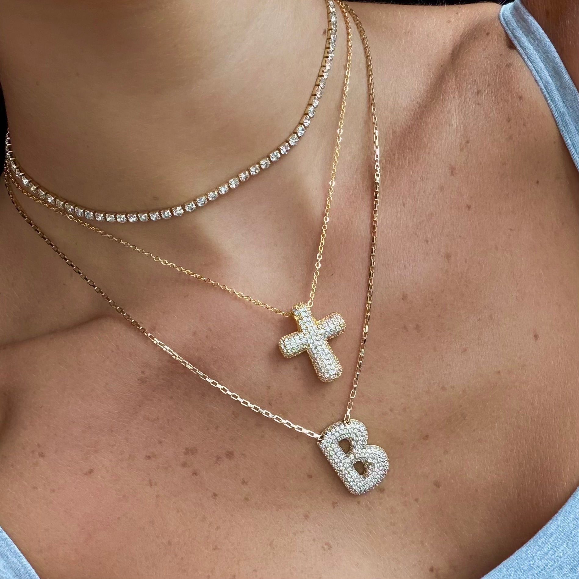 Forever Blessed Cross Necklace - Vantage Jewelry