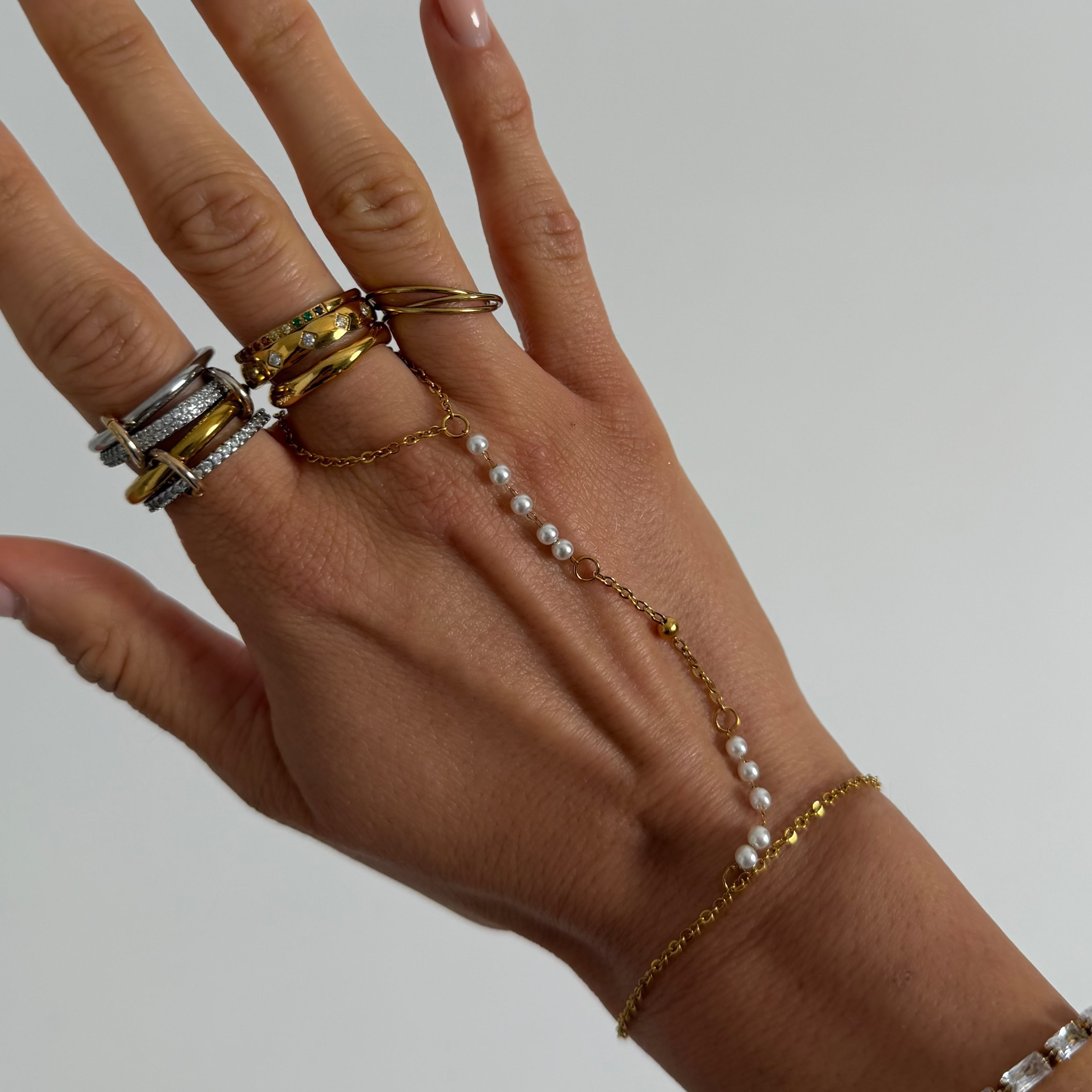 Viral Hand Chains: Anti Tarnish Waterproof - Vantage Jewelry