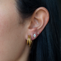 Double Hoop Earrings - Vantage Jewelry