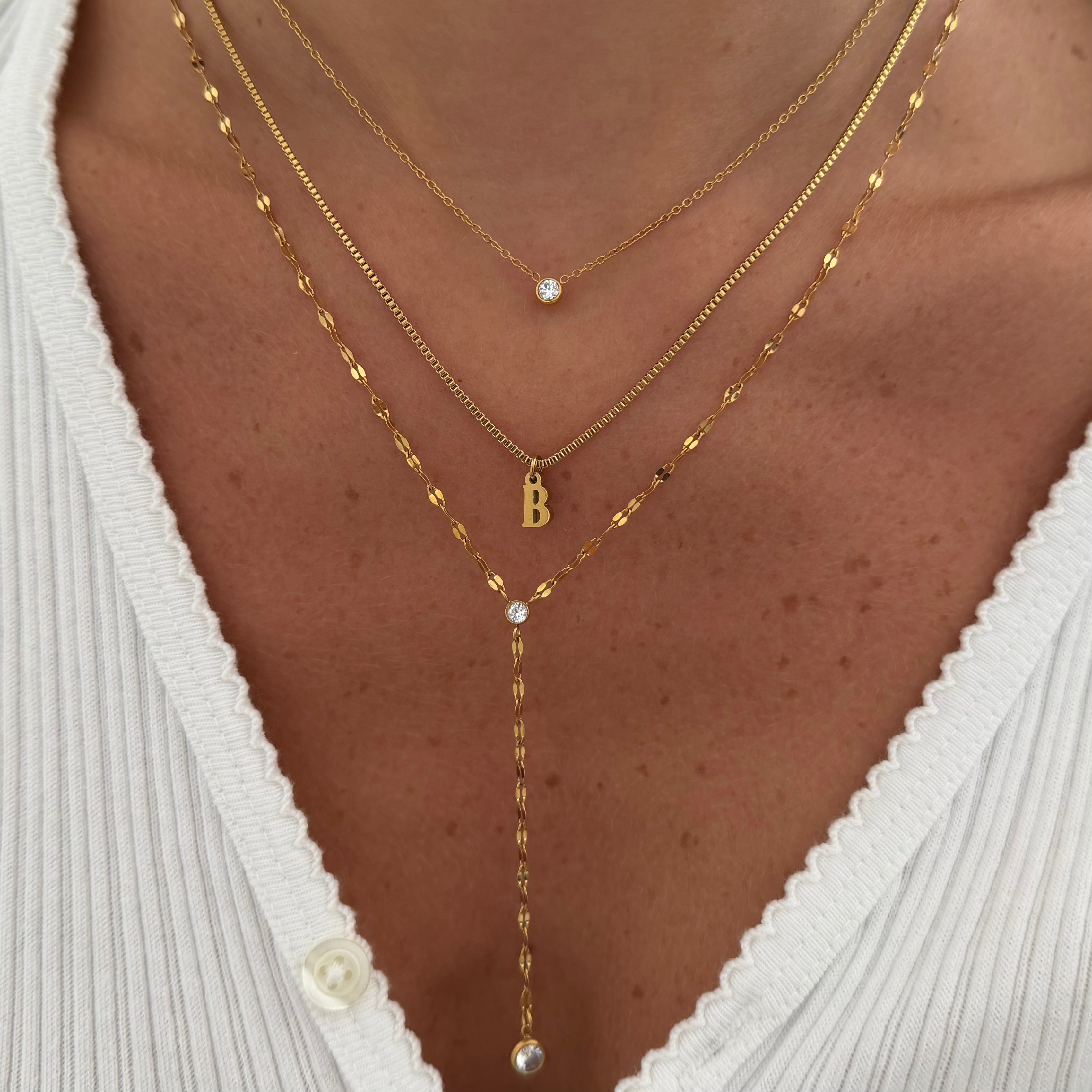 Initially Mine Necklace - Vantage Jewelry