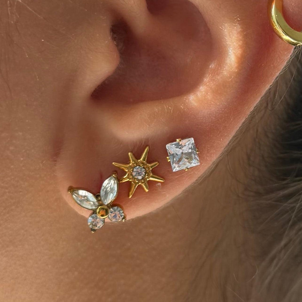 Eternal Twinkle Flat Back Earrings Bundle - Vantage Jewelry