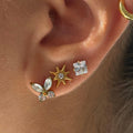 Eternal Twinkle Flat Back Earrings Bundle - Vantage Jewelry