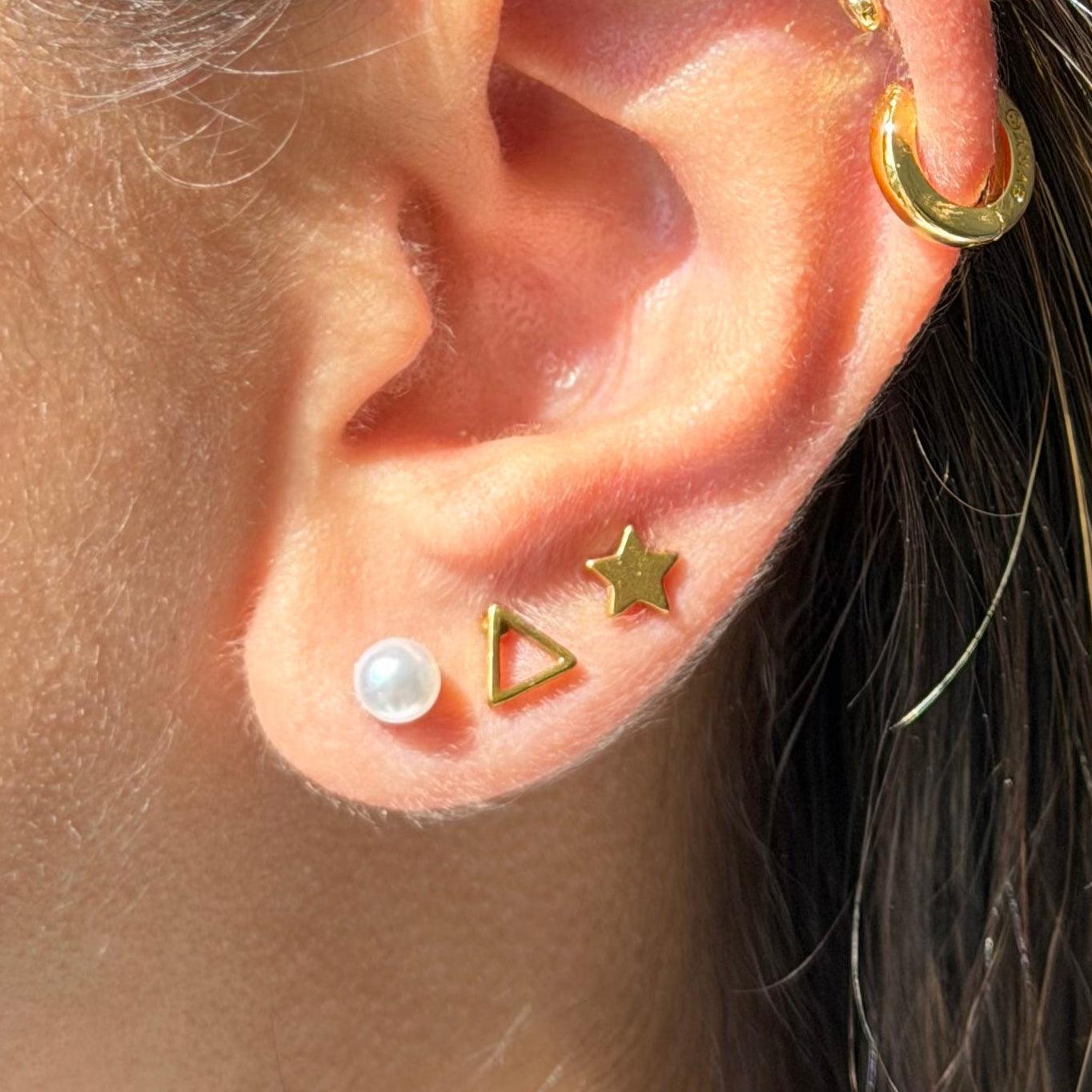 Hey Darling Pearl Flat Back Earrings Bundle - Vantage Jewelry
