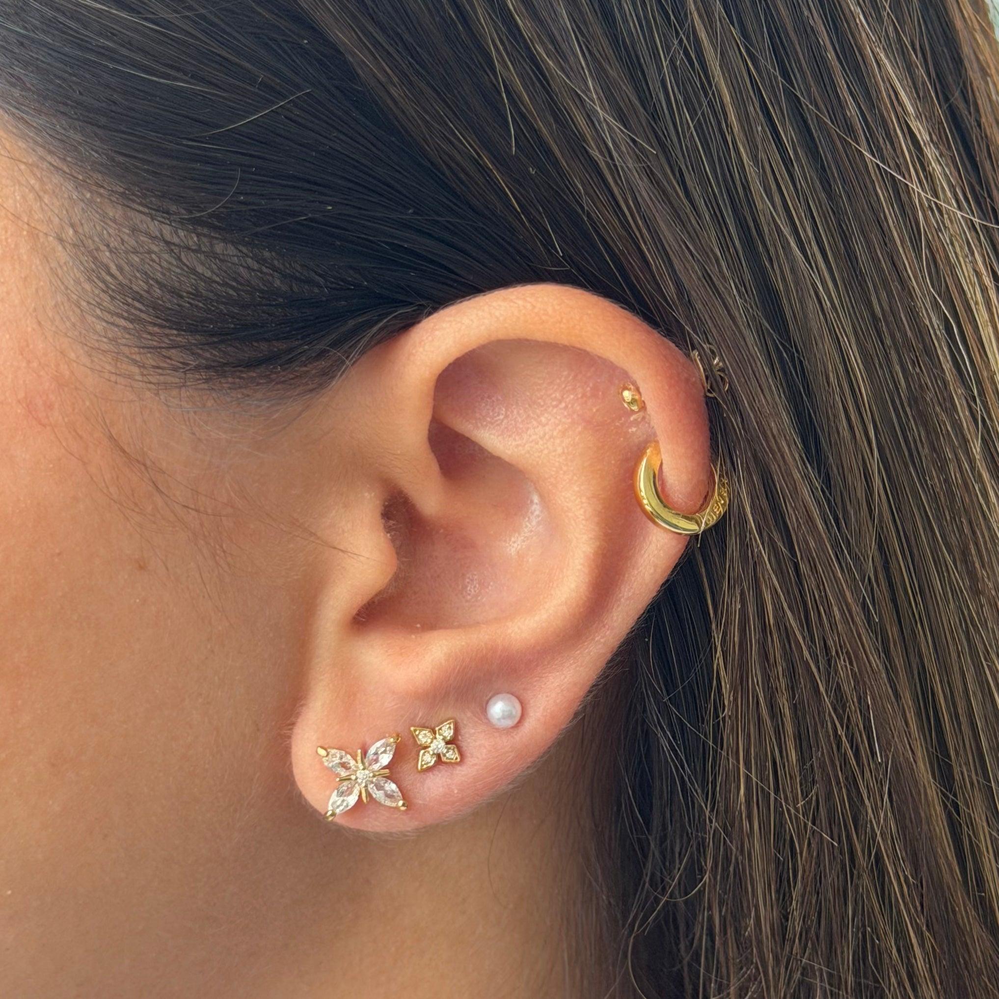 Petite Bloom Stud Earrings Pack - Vantage Jewelry