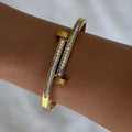 Radiant Row Bangle - Vantage Jewelry
