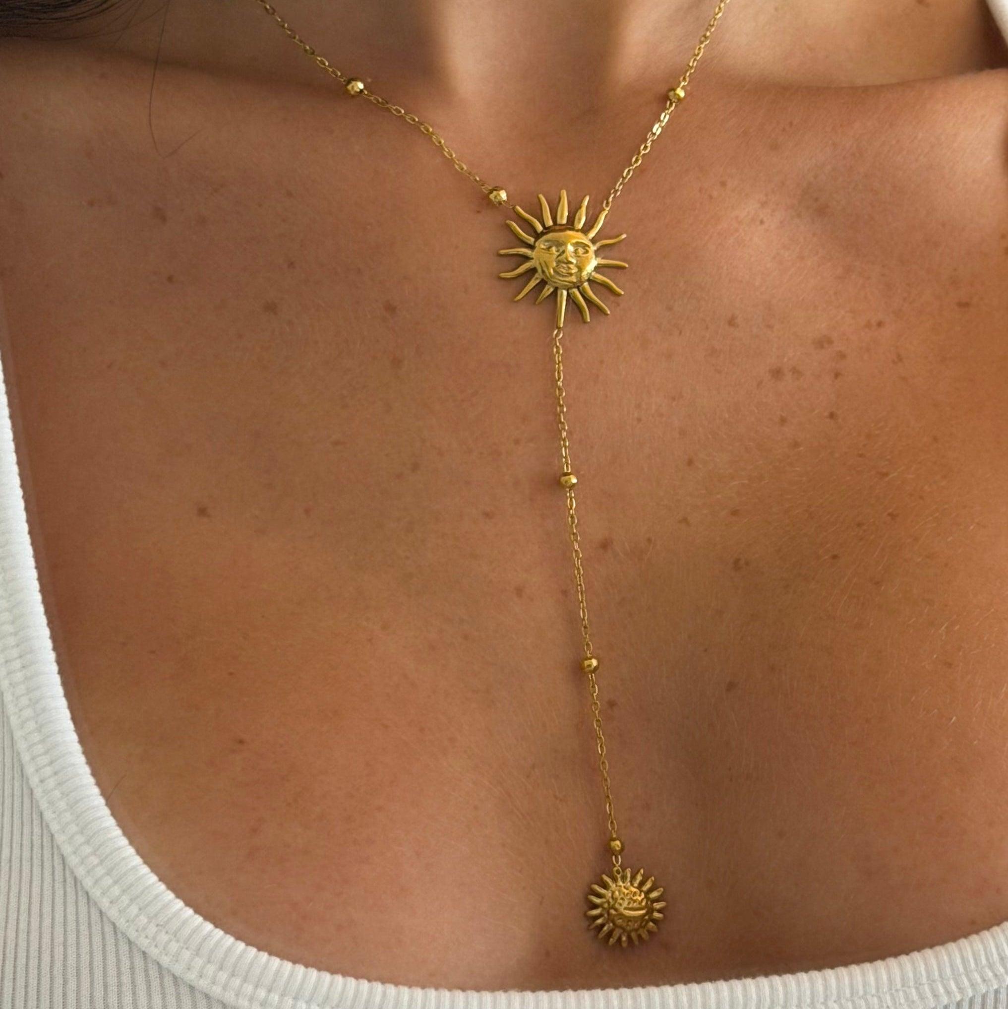 Sunny Glow Lariat Necklace - Vantage Jewelry