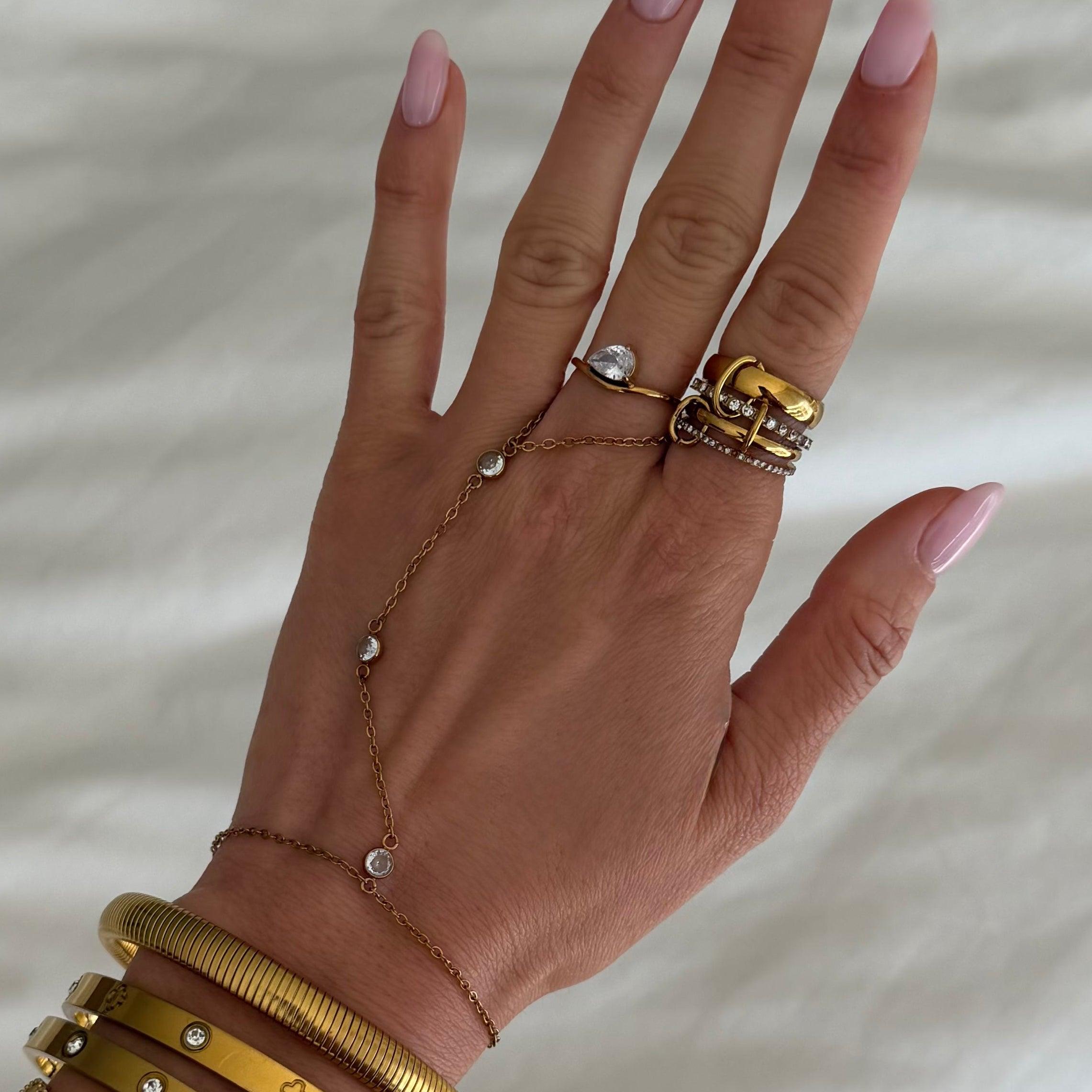 Viral Hand Chains: Anti Tarnish Waterproof - Vantage Jewelry
