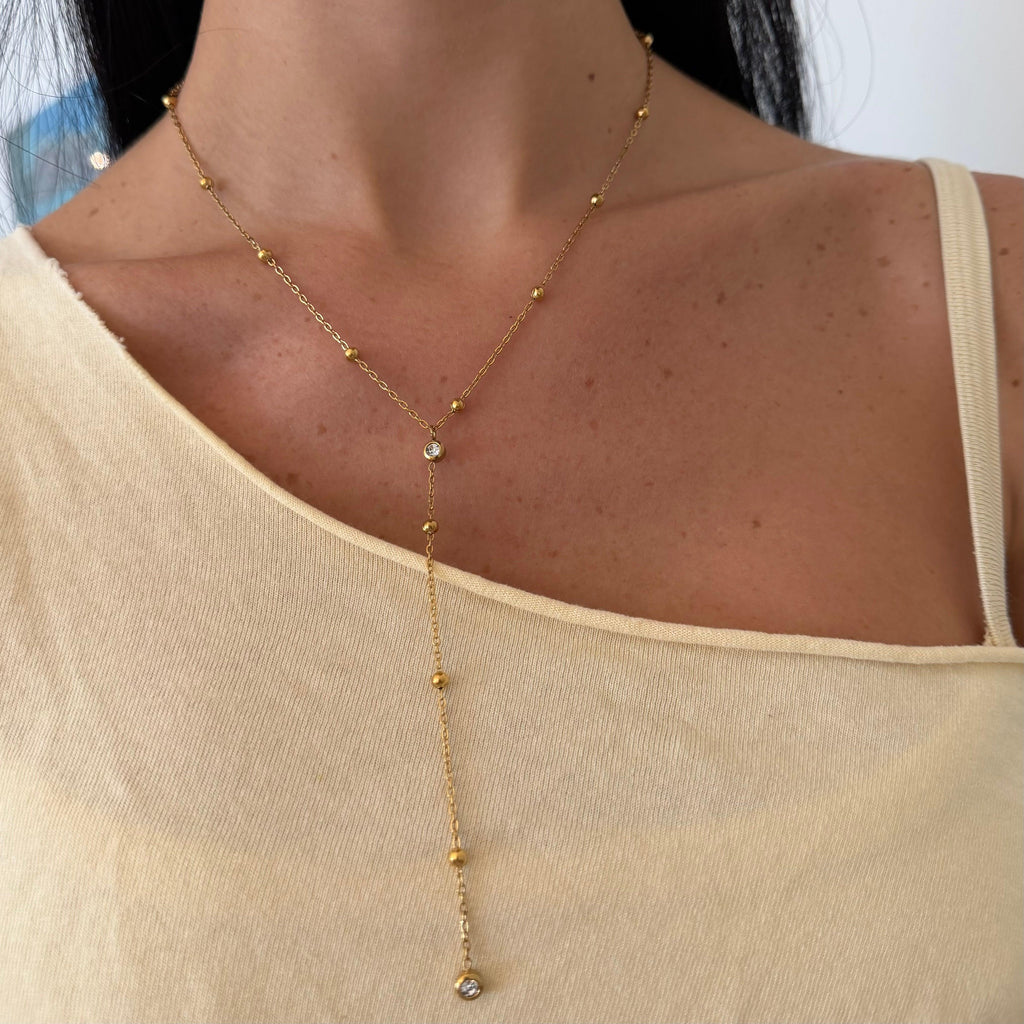 Raindrop Lariat Necklace - Vantage Jewelry