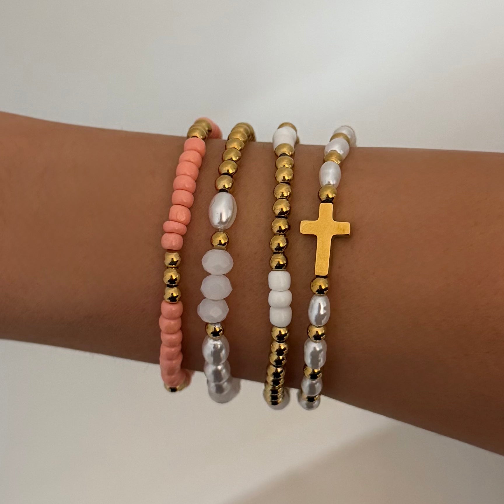 Sweet Grace Beaded Bracelet Set - Vantage Jewelry